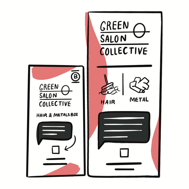 salon waste recycling returns box